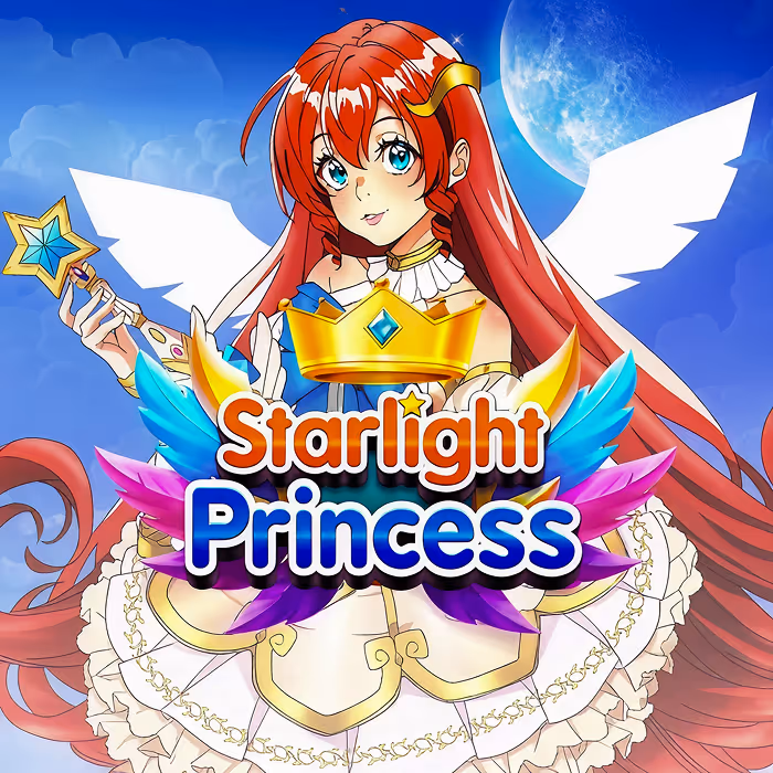 Starlight Princess anime-style slot with tumble feature and progressive multipliers